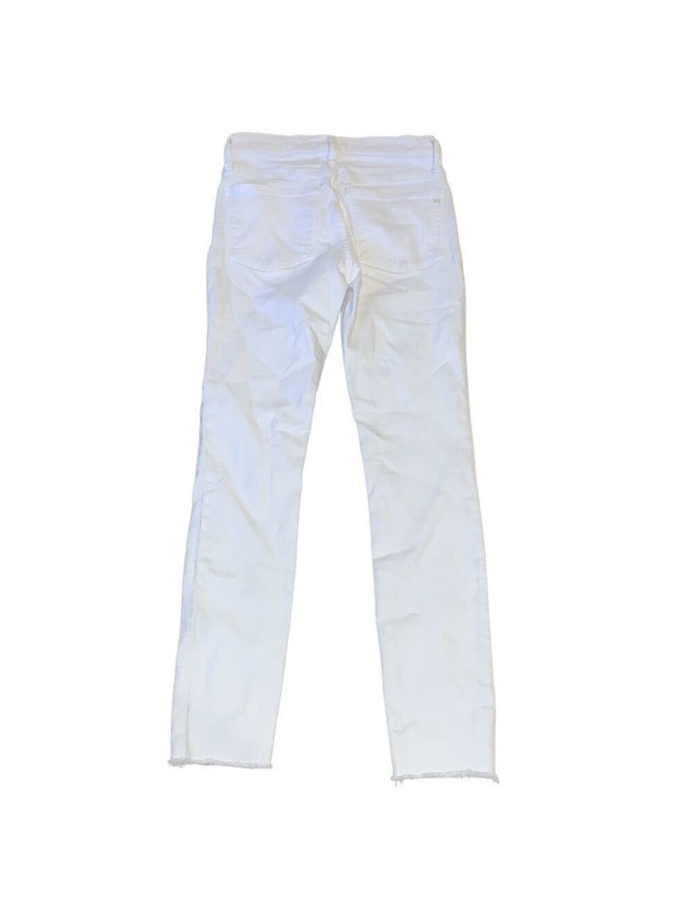 MADEWELL White 9” Mid Rise Skinny Jeans size 24 - Picture 5 of 9